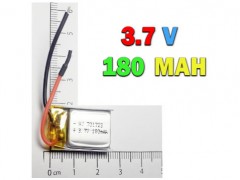باتری لیتیوم پلیمر 180میلی آمپر (180MAH) ( سایز پهن )
