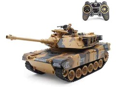 خرید تانک کنترلی جنگی M1A2 با فرکانس  2.4g و قابلیت گردش برجک و  حرکت لوله تانک