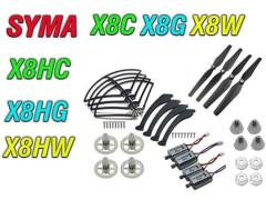 پک  قطعات کوادکوپتر سایما x8c-x8w-x8g-x8hc-x8hw-x8hg