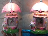 چراغ خواب و ساعت طرح کیتی