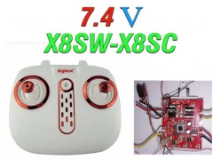 دسته کنترل و مدار کوادکوپترهای سایما  x8sw-x8sc