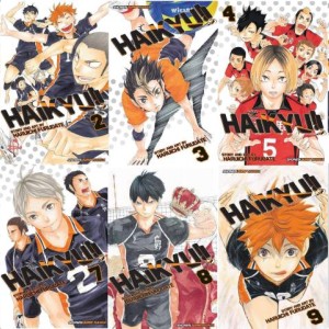 خرید مانگا Haikyu مجموعه ی 45 جلدی مانگای هایکیو به زبان انگلیسی