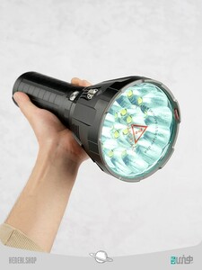 چراغ قوه ایمالنت IMALENT MS18 قابل شارژ 100000 لومن IMALENT MS18 rechargeable 100,000 lumen flashlight