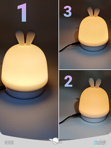 Night Light USB Powered Table Lamp Silicone Warm Light Home Decor