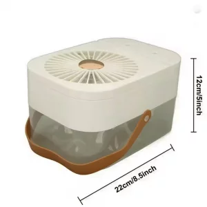 پنکه و چراغ خواب  رو میزی مه پاش Fan With Night  Light and dual spray Air Humidifier