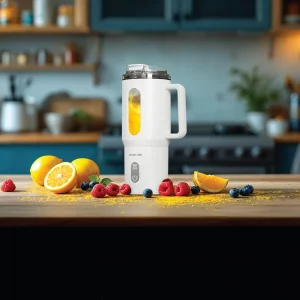 ماگ و آبمیوه‌گیری قابل حمل  گرین لاین  2026 Green Mug Blend Portable Juicer