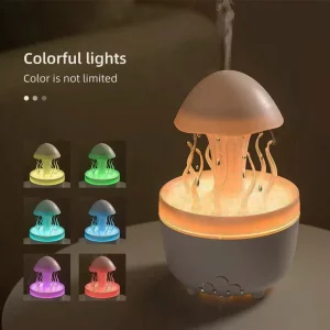 رطوبت ساز طرح ابر باران زا  همراه با نورRain Cloud Humidifier  RGB