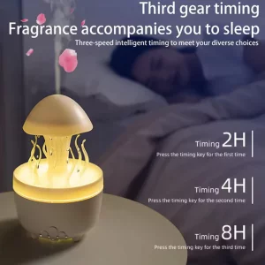 رطوبت ساز طرح ابر باران زا  همراه با نورRain Cloud Humidifier  RGB