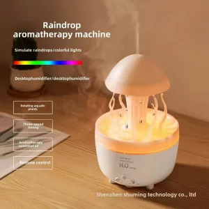 رطوبت ساز طرح ابر باران زا  همراه با نورRain Cloud Humidifier  RGB