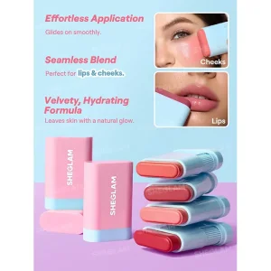 رژ گونه استیکی شیگلم sheglam - رنگ pink lemonade