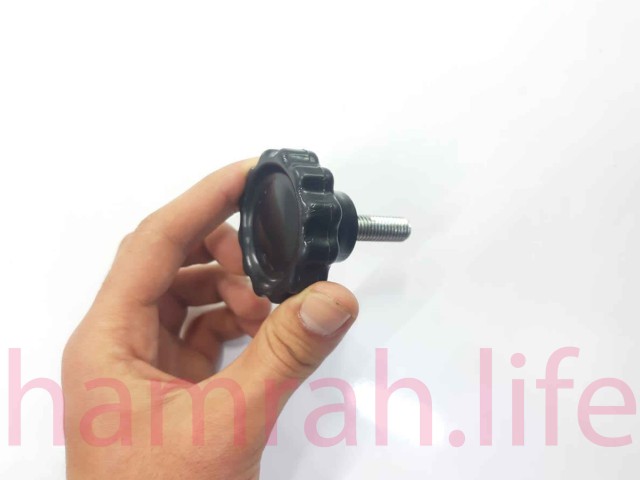 پیچ خروسکی فلکه ای 10 دوازده پر ارتفاع رزوه 30 mm