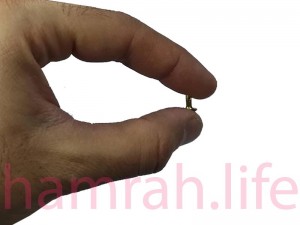 پرچ زیرورو یک رو کف 6 پایه 7 میلی متر طلایی