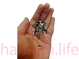 پرچ زیر و رو کف 9 پایه 15 میلی متر یه رو کروم