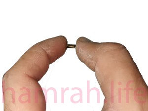 پرچ کف 6 پایه 6 یک رو زرد قلم