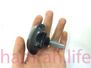 پیچ خروسکی فلکه ای 12 هفت پر  ارتفاع رزوه  45 mm