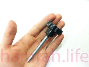 پیچ خروسکی فلکه ای 8 دوازده پر ارتفاع رزوه 70 mm