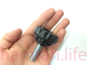 پیچ خروسکی فلکه ای 12 دوازده پر ارتفاع رزوه 35 mm