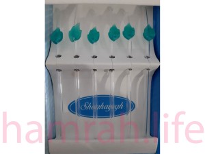 نی شیشه ای طرح برگ