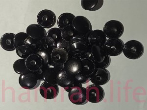 پرچ زیر و رو کف ( سیاه ) 12 پایه  کروم ( یک رو ) 12