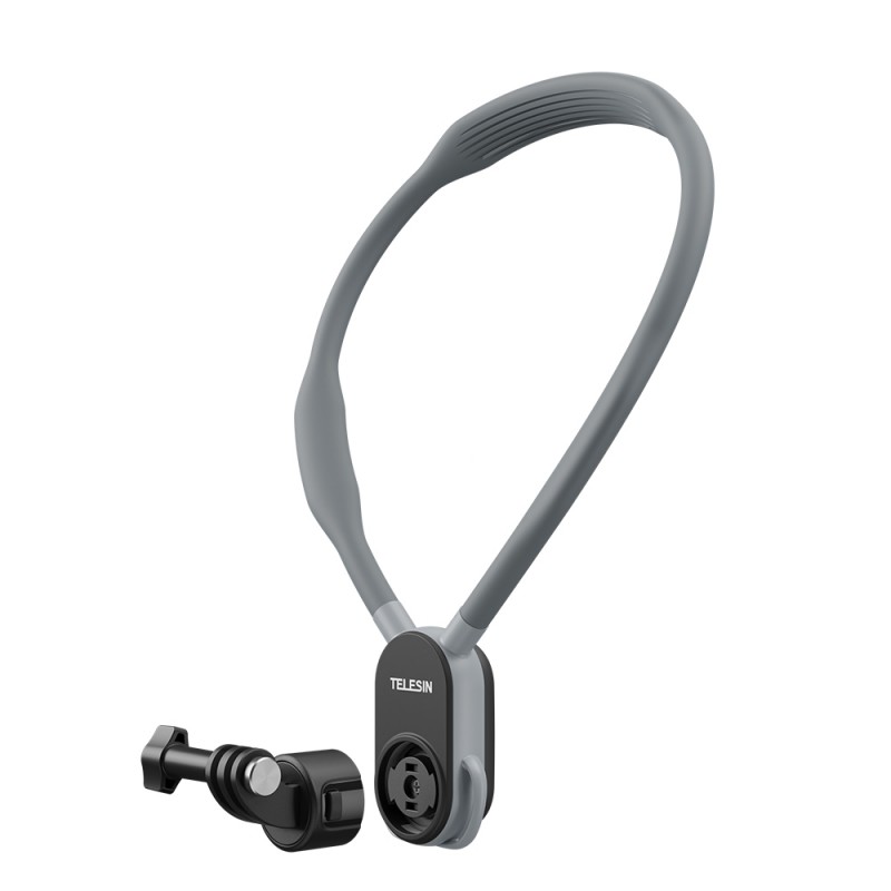 پایه نگهدارنده گردنی تلسین مدل S2-HNB-01 – مناسب دوربین‌های GoPro و Insta360 برای ولاگ، فیلم‌برداری و سفر