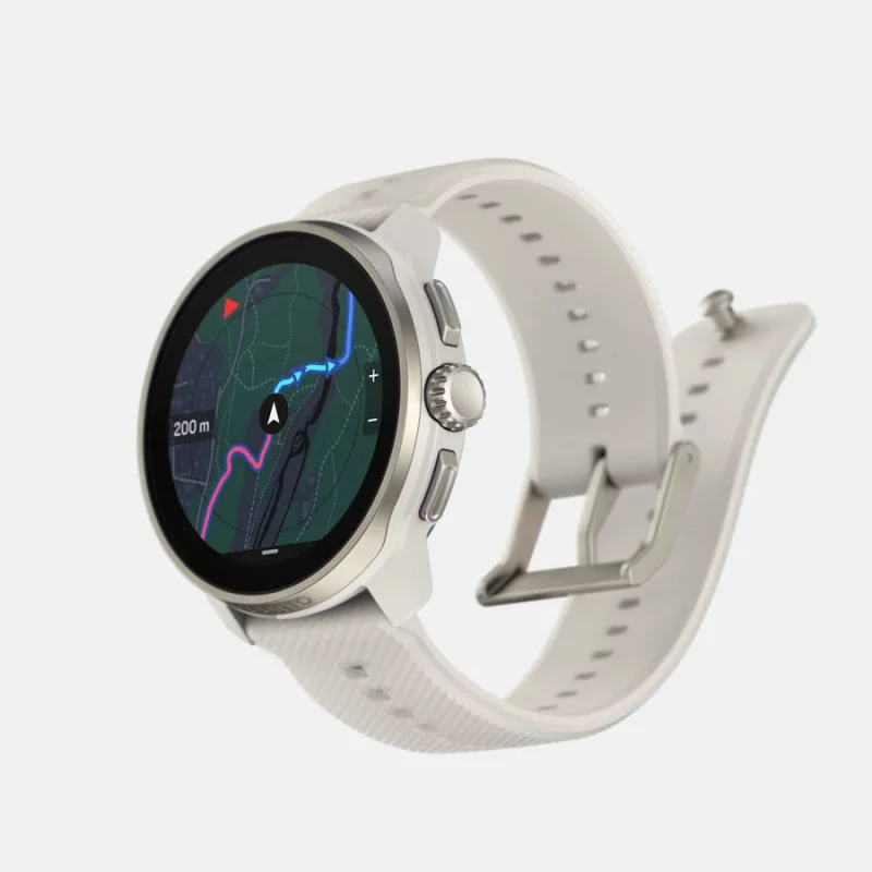 نمای جلوی ساعت Suunto Race S Power Gray با نمایشگر AMOLED
