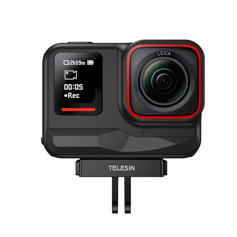 آداپتور دو پنجه مغناطیسی TELESIN برایInsta360X3/4/5 و  Insta360 Ace و Ace Pro