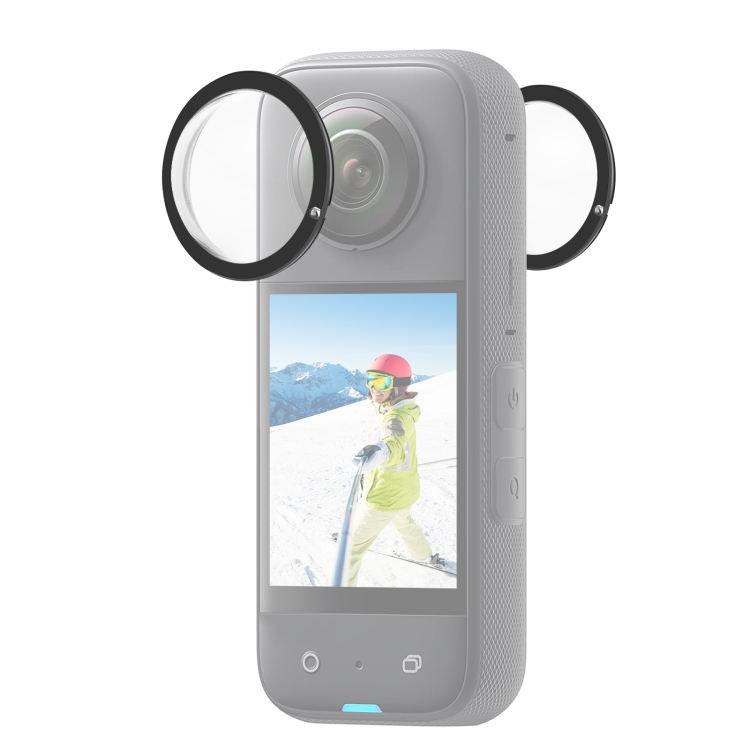 محافظ لنز دوربین Insta360 X3 برند پولوز – محافظت شفاف و ضدخش مدل PU806B