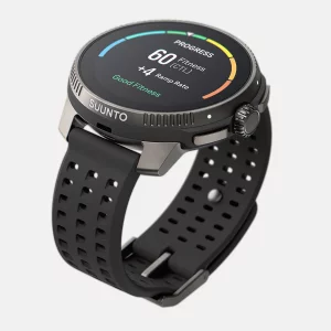 ساعت هوشمند ورزشی سونتو Suunto RACE TITANIUM CHARCOAL با نمایشگر AMOLED و GPS دوفرکانسه