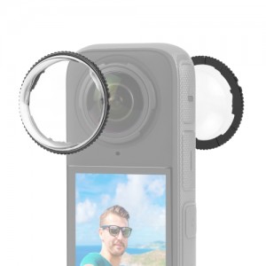 محافظ لنز چرخشی با جلد شفاف Insta360 X4 برند پولوز مدل PU989T – محافظت تمام‌عیار برای لنز دوربین شما