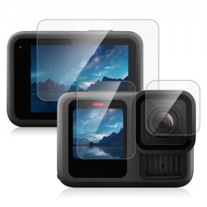 محافظ لنز و صفحه نمایش شیشه‌ای مقاوم گوپرو – مناسب برای GoPro HERO13 Black