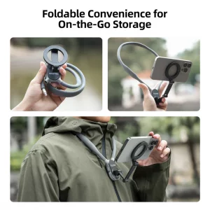 TELESIN Magnetic Neck Phone Holder for Vlogging