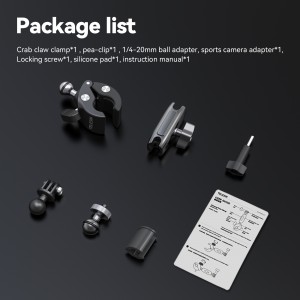 پایه نصب چندمنظوره برای دوربین‌های اکشن GoPro، DJI و Insta360