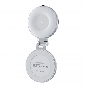 نور پرکن مغناطیسی LED سلفی TELESIN مدل S5-BGD-01 | سه حالت نور برای سلفی، لایو، تیک‌تاک و ویدیوهای حرفه‌ای