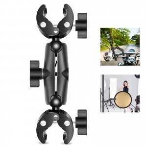 پایه خرچنگی دو سر PULUZ PU849Bبرای موتور سیکلت