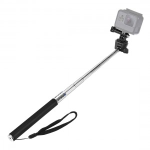 مونوپاد سلفی دستی قابل افزایش طول تلسین مناسب GoPro، Insta360، DJI – طول ۲۲.۵ تا ۸۰ سانتی‌متر