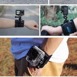 بند مچی تلسین مدل GP-WFS-220 با چرخش ۳۶۰ درجه | مناسب دوربین‌های اکشن GoPro، Insta360 و DJI