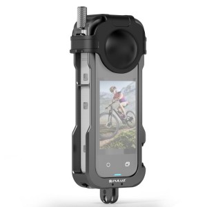 قاب محافظ فلزی Insta360 X4 برند PULUZ با فریم آلومینیومی مقاوم مدل PU981B