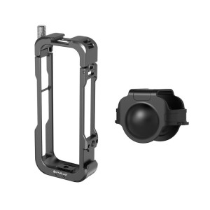 قاب محافظ فلزی Insta360 X4 برند PULUZ با فریم آلومینیومی مقاوم مدل PU981B