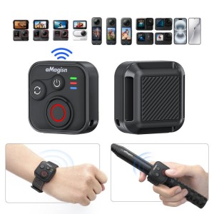 کنترل از راه دور بلوتوث بی‌سیم aMagisn – مناسب Insta360، GoPro و گوشی‌های هوشمند | برد ۵۰ متر