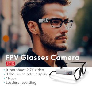 دوربین عینک FPV با کیفیت 2.7K و نمایشگر رنگی IPS 0.96 اینچی | مدل TBD06058417
