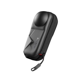کیف حمل دوربین اکشن Insta360 X4 / X5 برند TELESIN  طرح جدید مدل S6-PRC-19-TIS | محافظ حرفه‌ای و مقاوم
