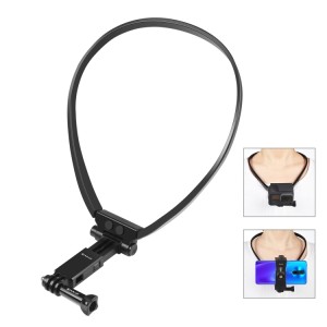 پایه گردنی قابل تنظیم PULUZ مدل PU588B مناسب دوربین اکشن و گوشی موبایل