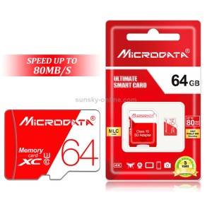 کارت حافظه microSD 64GB میکرو دیتا مدل MC5752 U3 | مناسب دوربین ورزشی 4K