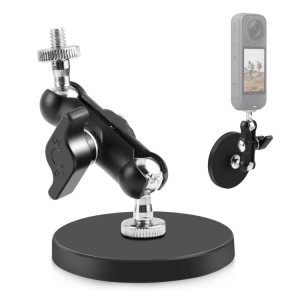 گیره نگهدارنده مغناطیسی PULUZ مدل PU1083B با آداپتور نصب و پیچ بلند | نصب سریع دوربین اکشن و لوازم جانبی