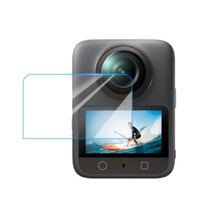 محافظ صفحه نمایش شیشه‌ای برای DJI Osmo 360 برند پولوز مدل PU778T | گلس مقاوم ضد انفجار و ضد خش