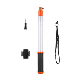 مونوپاد سلفی ضد آب شفاف شناور مدل GP-MNP-T01 – مخصوص دوربین‌های GoPro و Insta360