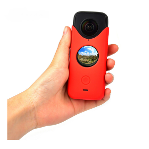 محافظ سیلیکونی قرمز مخصوص Insta360 ONE X2