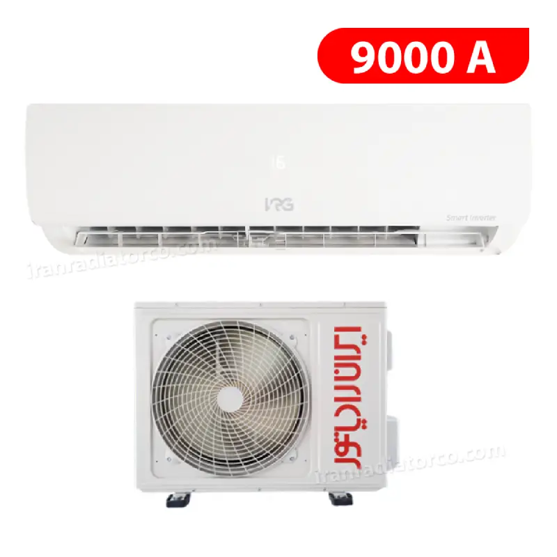 کولر گازی ایران رادیاتور 9000A مدل XA/A
