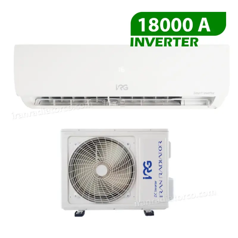کولر گازی ایران رادیاتور اینورتر 18000A مدل XA-I/A