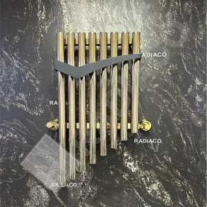 Pan Flute رادیاتور حوله خشک کن لوکس دکوراتیو رادیاکو